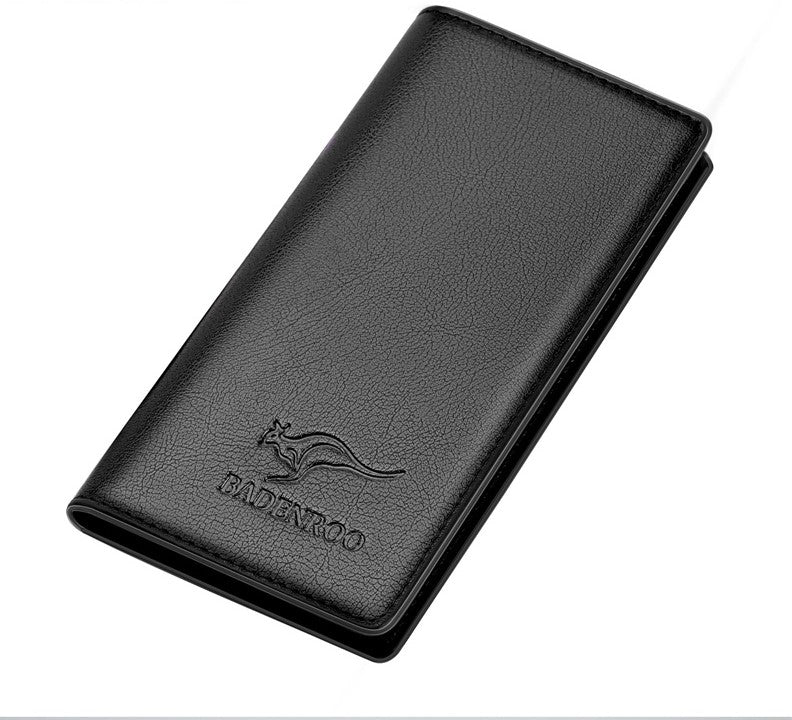 Pino Slim Black Leather Wallet