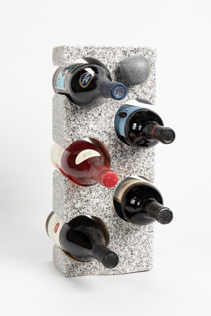 5 Bottle - Granite Wine Rack