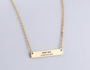 Gold Bar Necklace