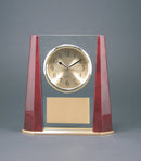 Bevel Glass Desk Clock