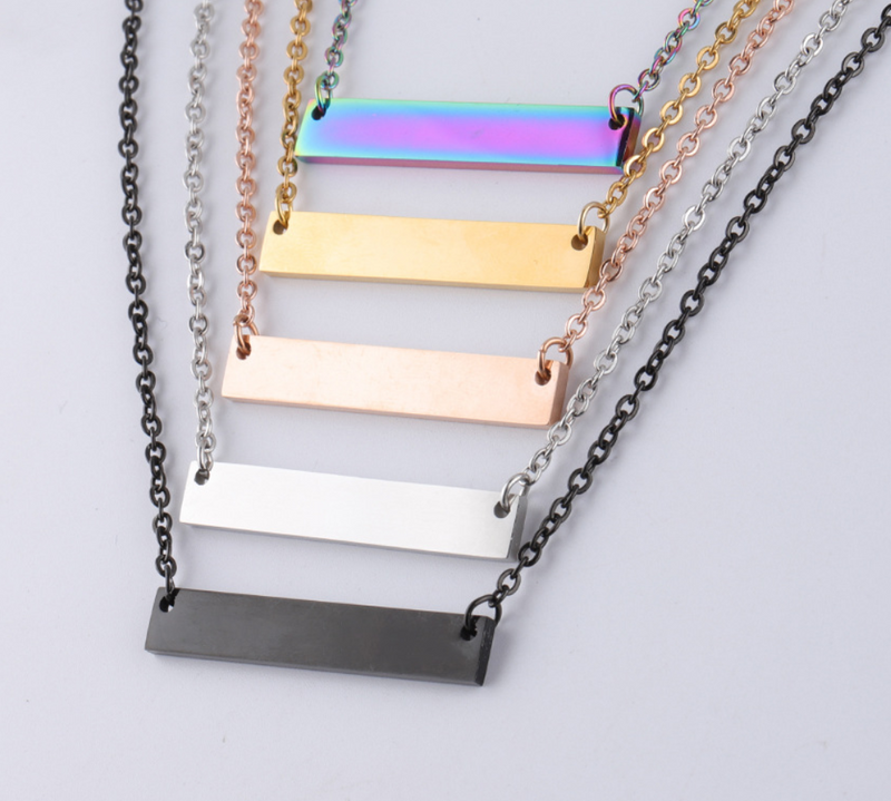 Gold Bar Necklace