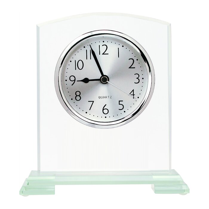 Ostra Glass Desk Clock