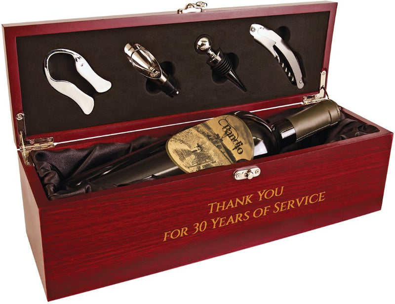 Rosewood Wine Tool Set